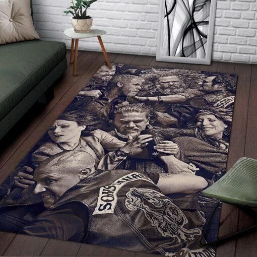 Sons Of Anarchy Area Rug Chrismas Gift - Indoor Outdoor Rugs