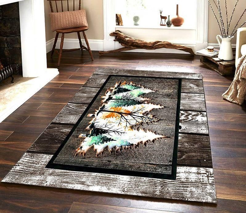 Let S Go To The Forest Rectangle Rug Chrismas Gift - Indoor Outdoor Rugs