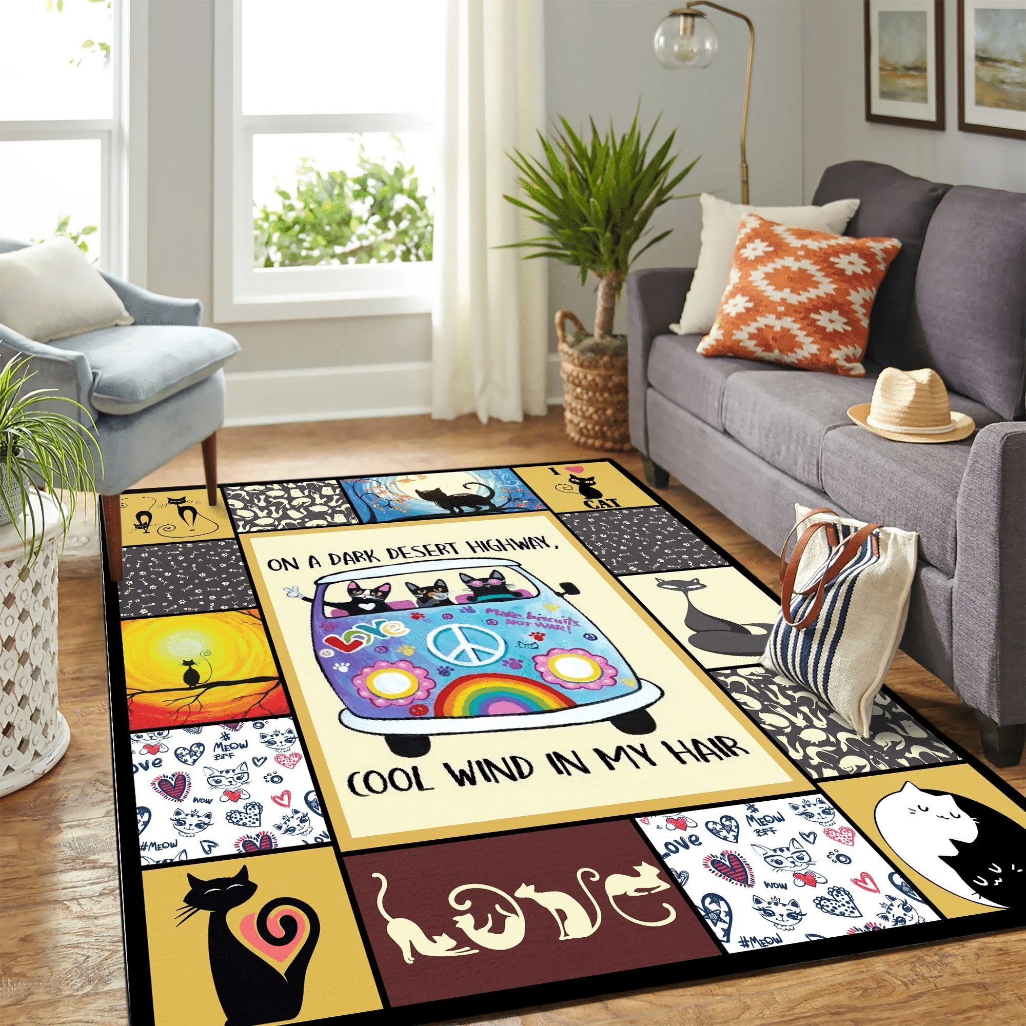 Cool Wind In My Hair Mk Carpet Area Rug Chrismas Gift - Indoor Outdoor Rugs