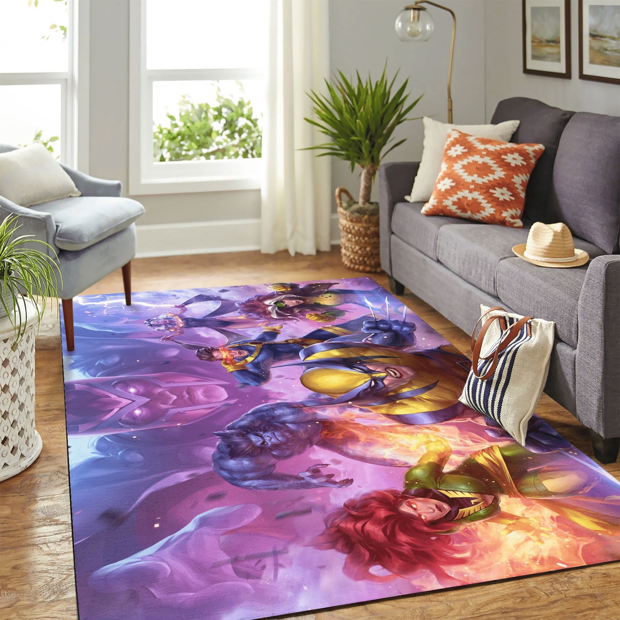 X Men Carpet Floor Area Rug Chrismas Gift - Indoor Outdoor Rugs