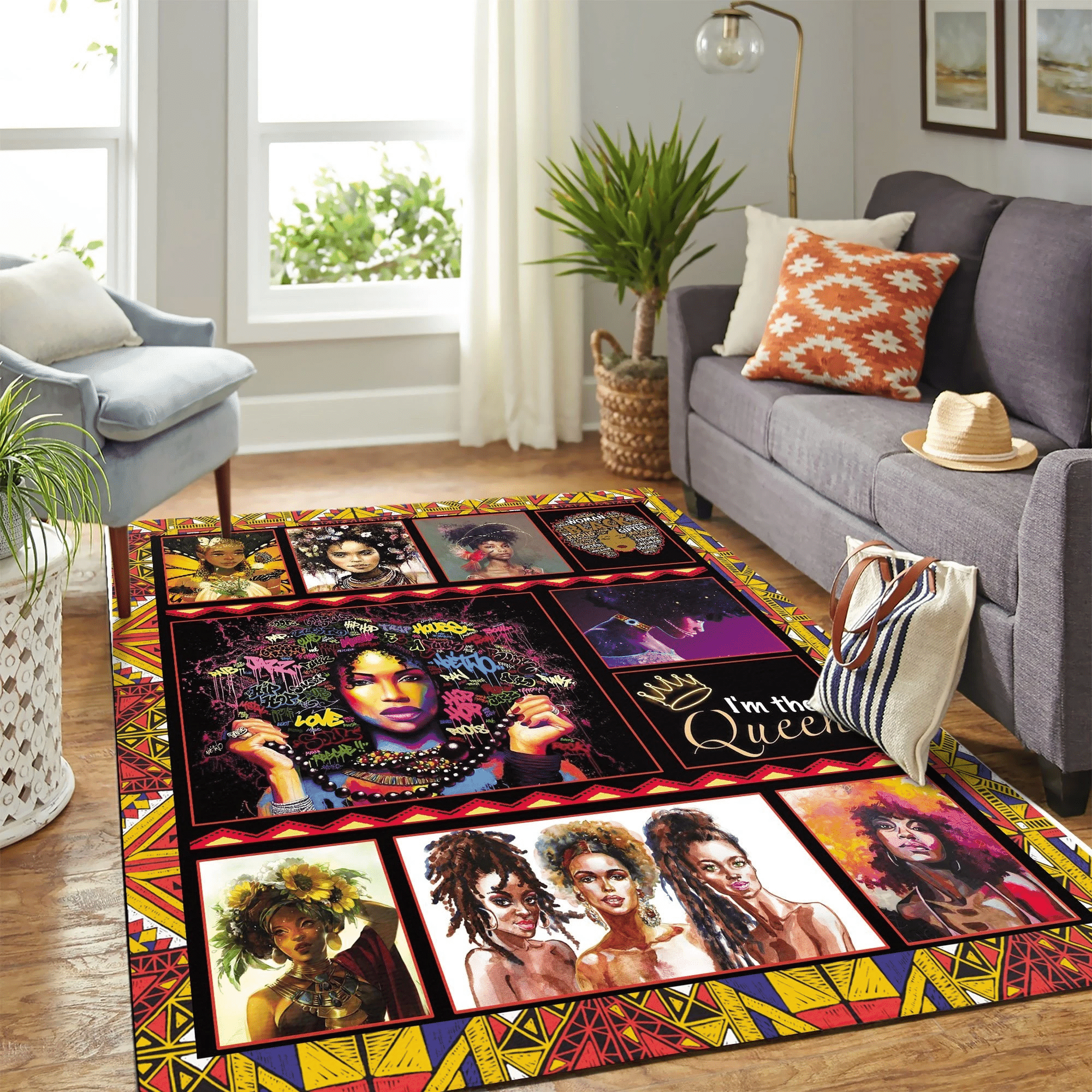 Black Skin Copy Mk Carpet Area Rug Chrismas Gift - Indoor Outdoor Rugs