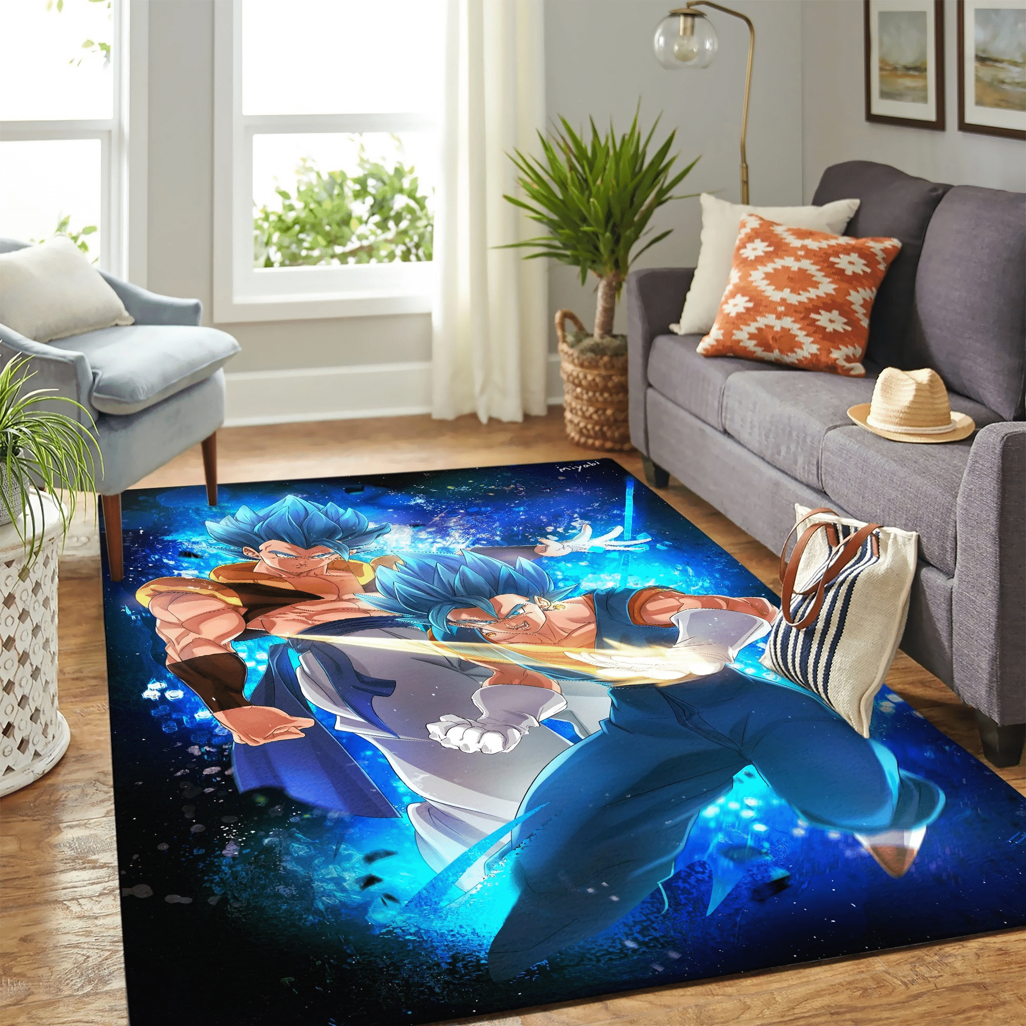 Vegeto Gogeta Carpet Floor Area Rug Chrismas Gift - Indoor Outdoor Rugs