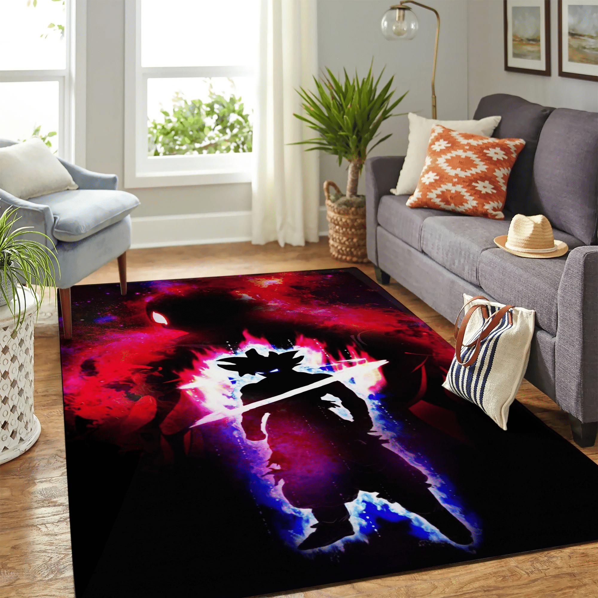 Goku Vs Jiren Carpet Rug Chrismas Gift - Indoor Outdoor Rugs