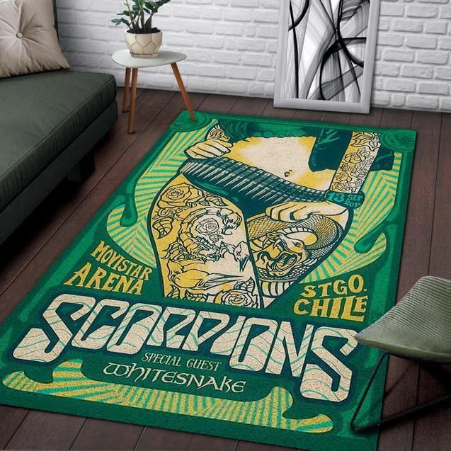 The Scorpions And Whitesnake Rug Chrismas Gift - Indoor Outdoor Rugs