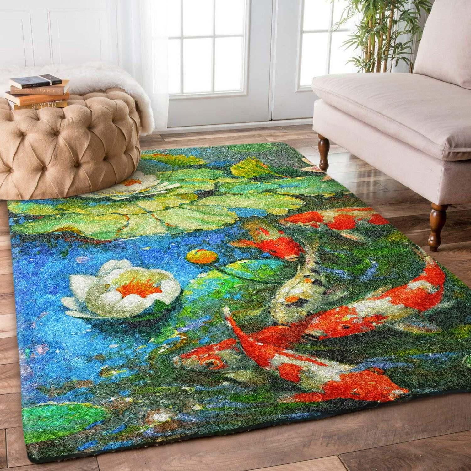 Fish Rug Chrismas Gift - Indoor Outdoor Rugs