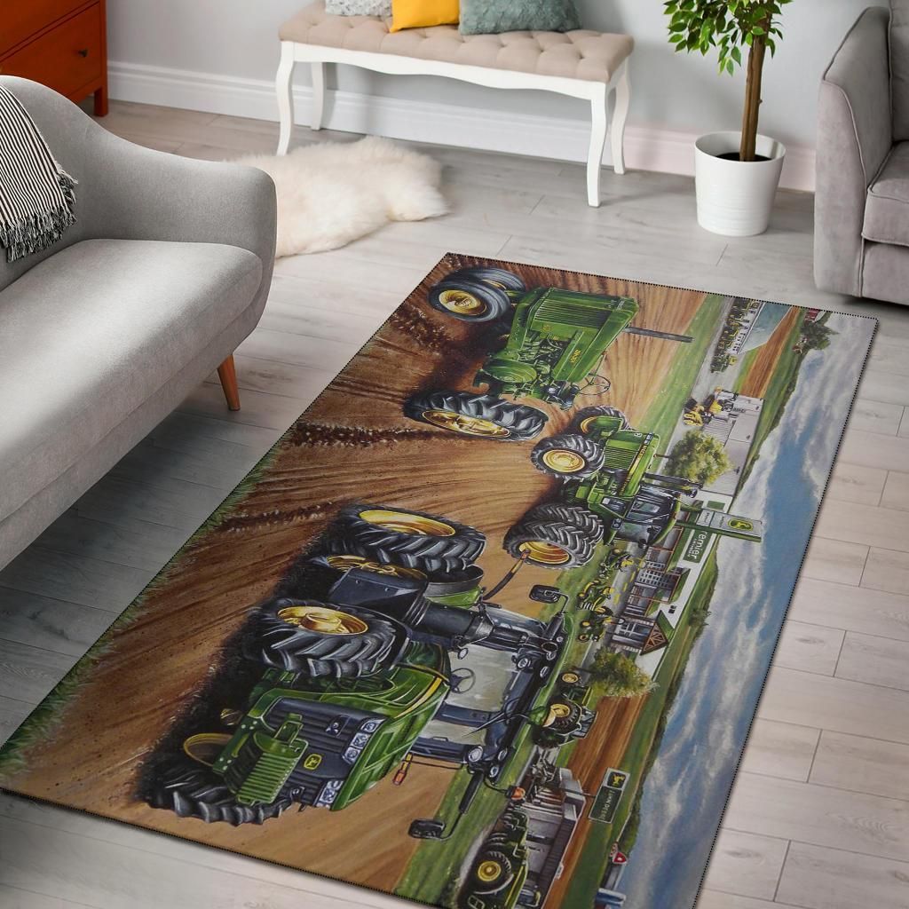 Farm Area Rug Chrismas Gift - Indoor Outdoor Rugs