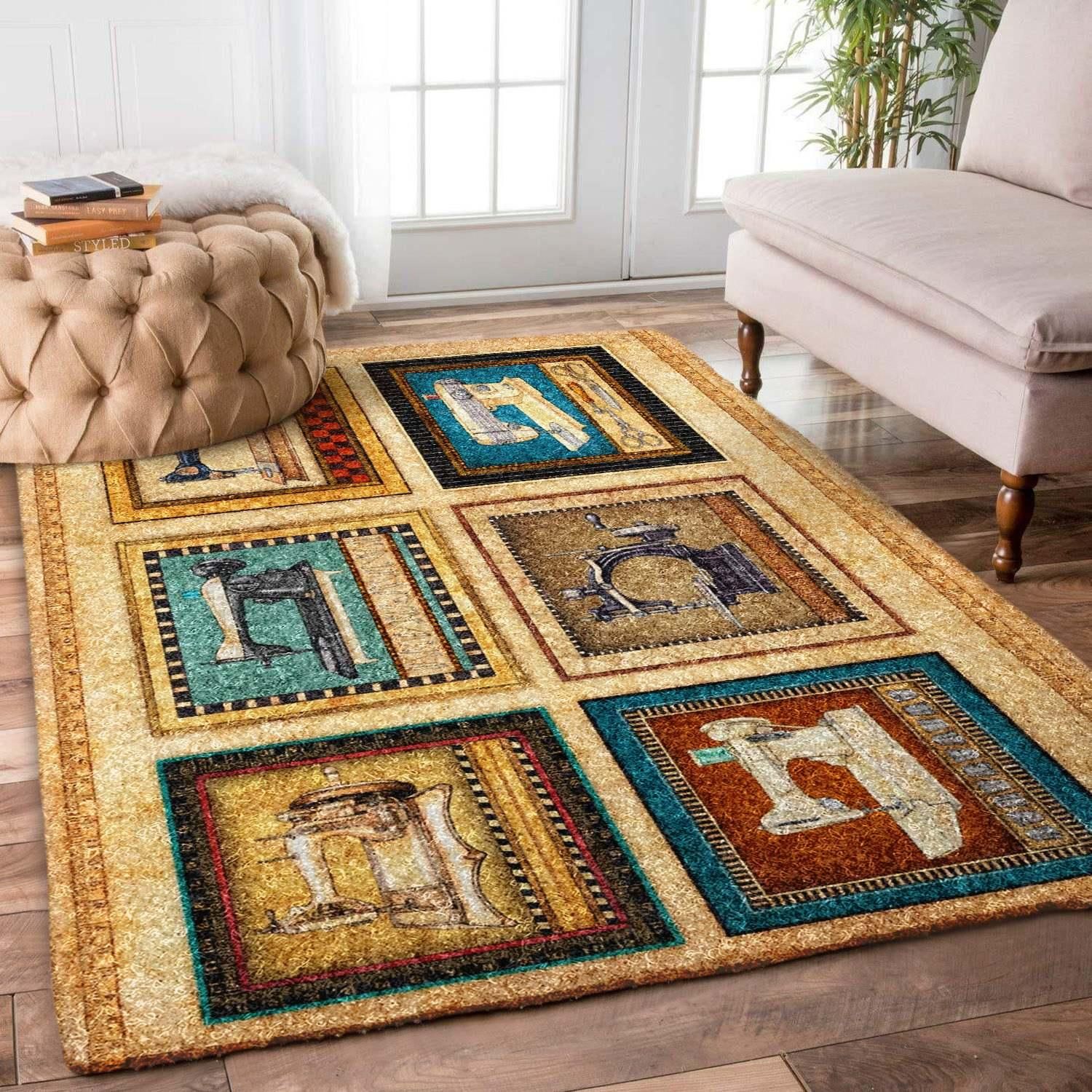 Sewing Rug Chrismas Gift - Indoor Outdoor Rugs