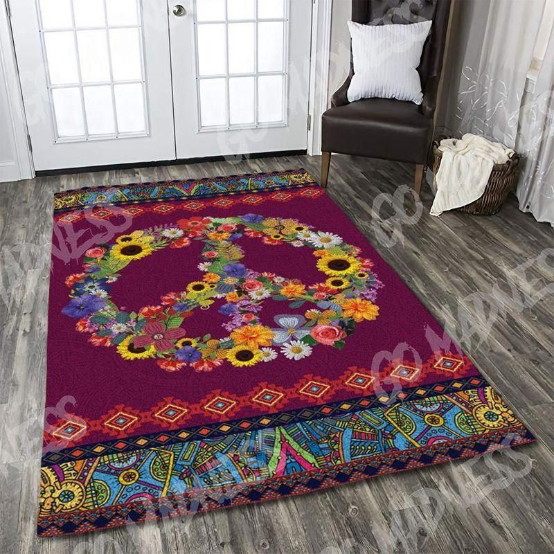 Hippie Rug Chrismas Gift - Indoor Outdoor Rugs