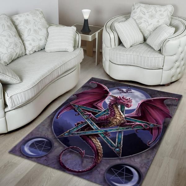 Dragon Area Rug Chrismas Gift - Indoor Outdoor Rugs