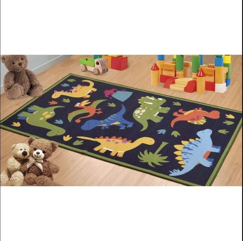 Dinosaur Rug Chrismas Gift - Indoor Outdoor Rugs