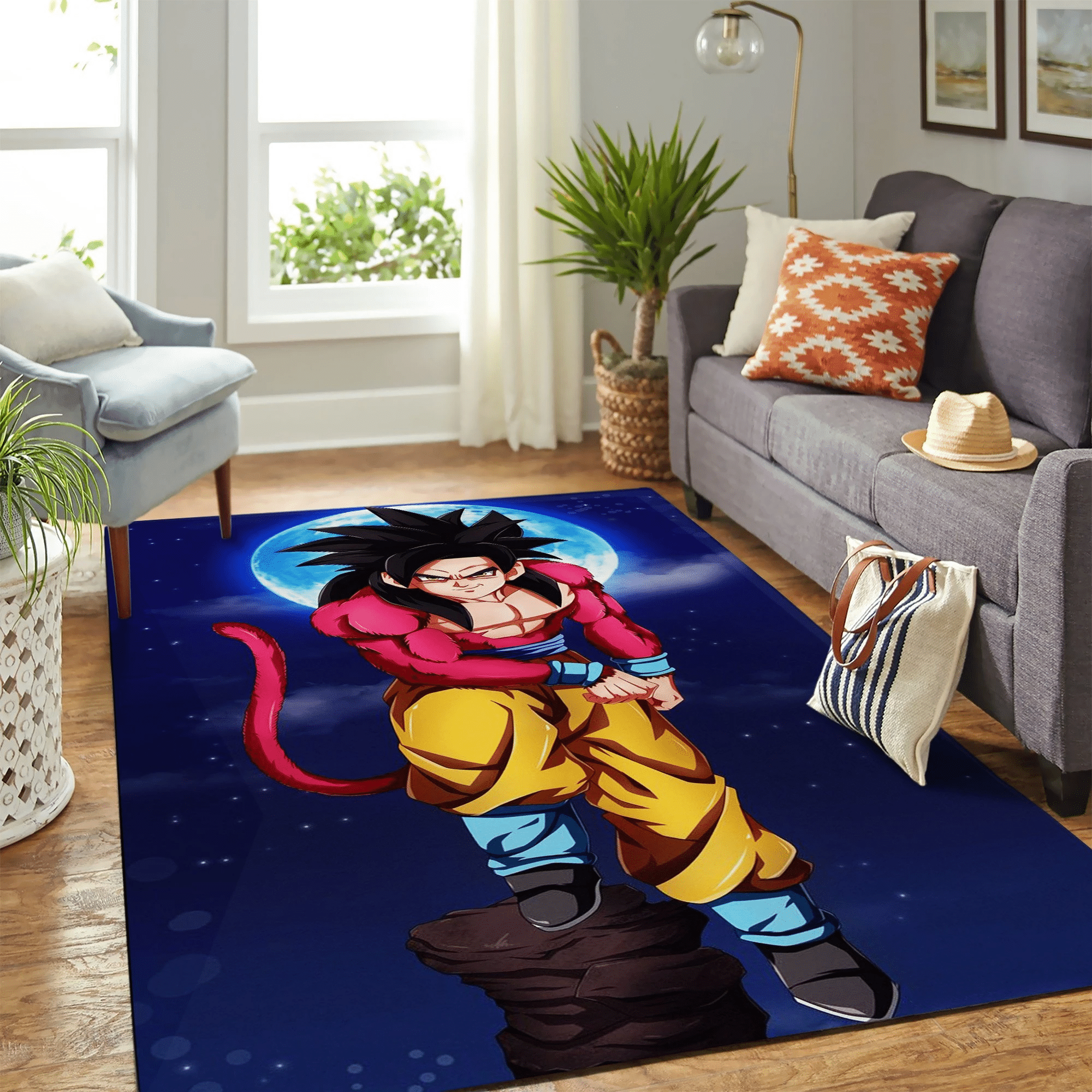 Goku Carpet Rug Chrismas Gift - Indoor Outdoor Rugs