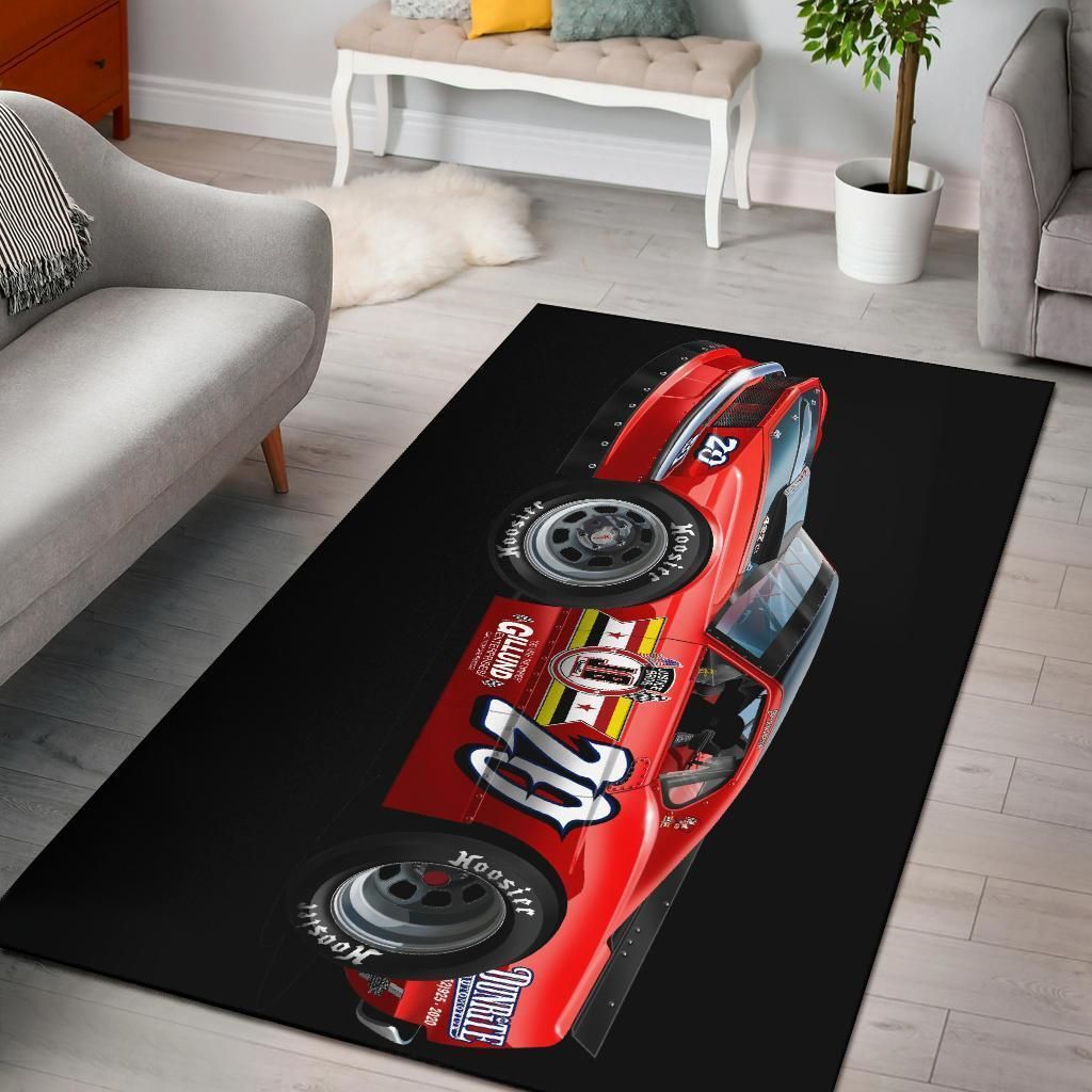 Mustang Race Car Muscle Car Art Area Rug Chrismas Gift - Indoor Outdoor Rugs