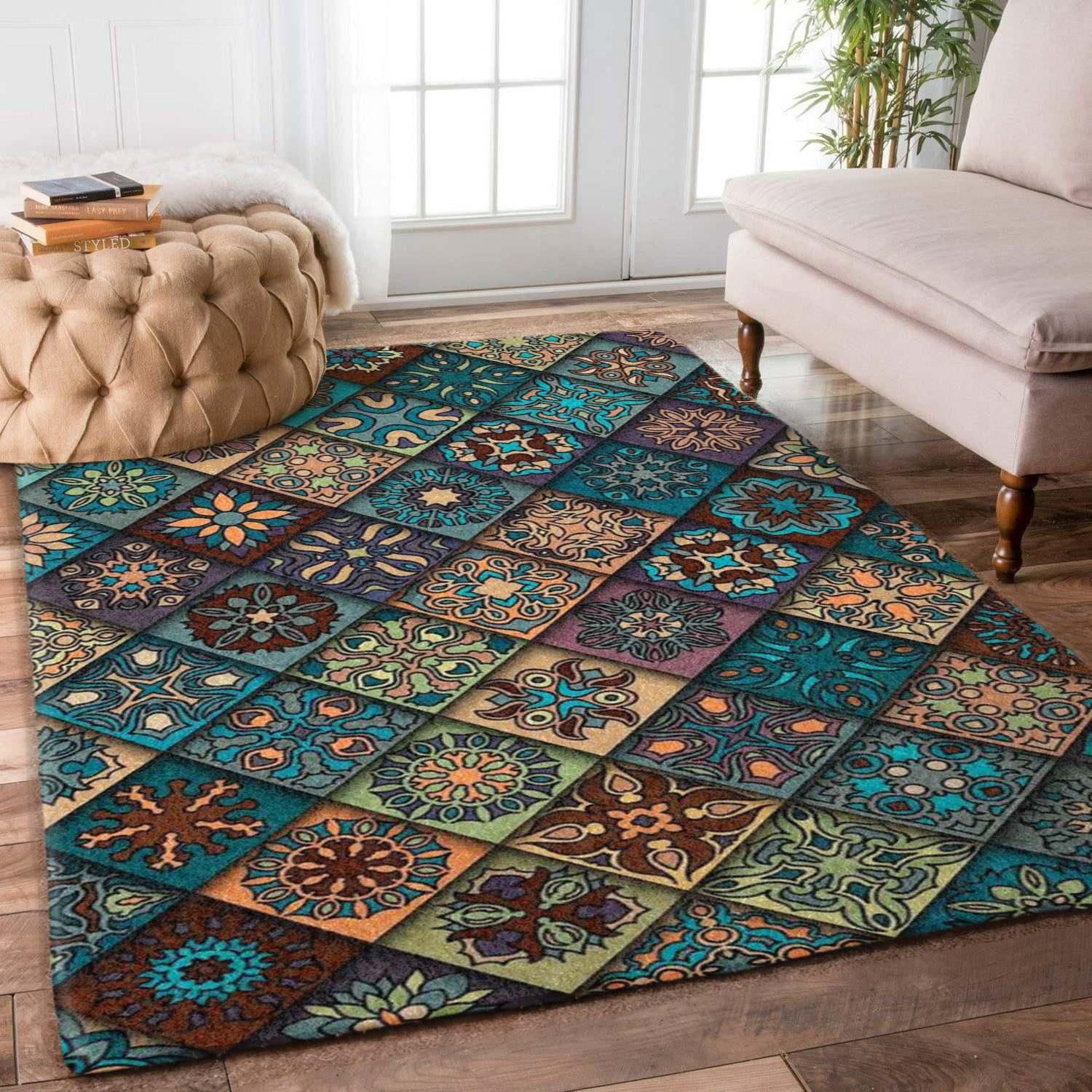 Mandala Rug Chrismas Gift - Indoor Outdoor Rugs