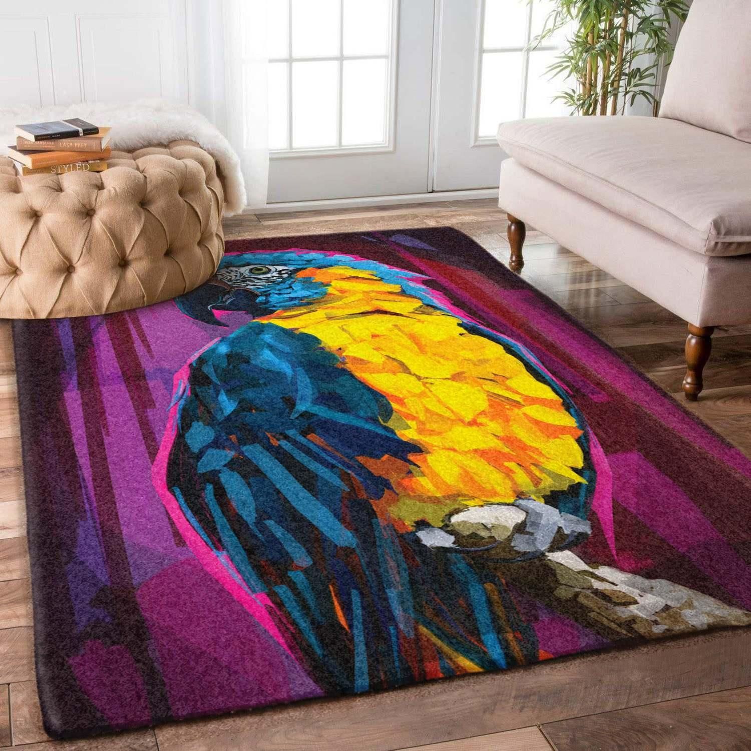 Parrot Rug Chrismas Gift - Indoor Outdoor Rugs