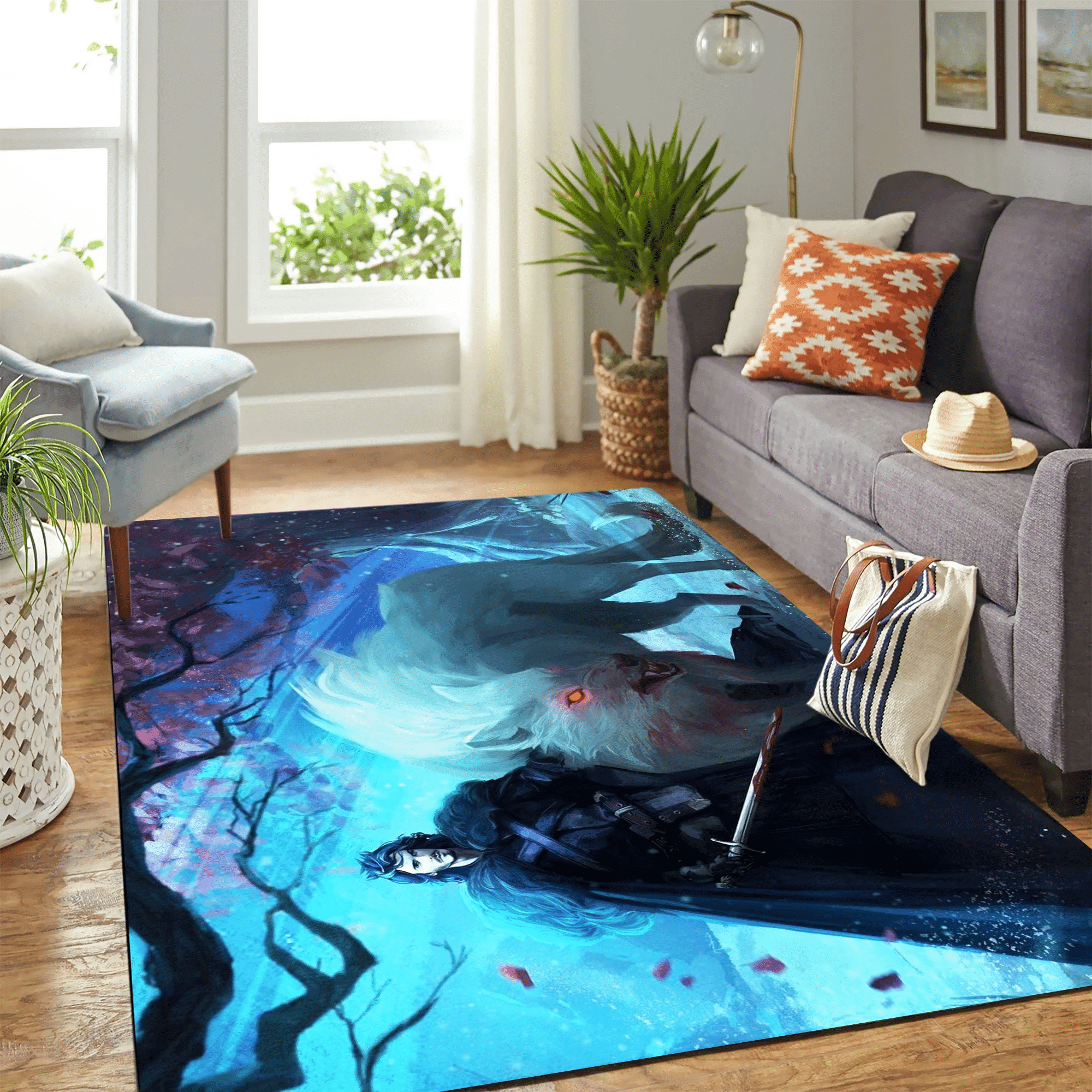 John Snow Carpet Floor Area Rug Chrismas Gift - Indoor Outdoor Rugs