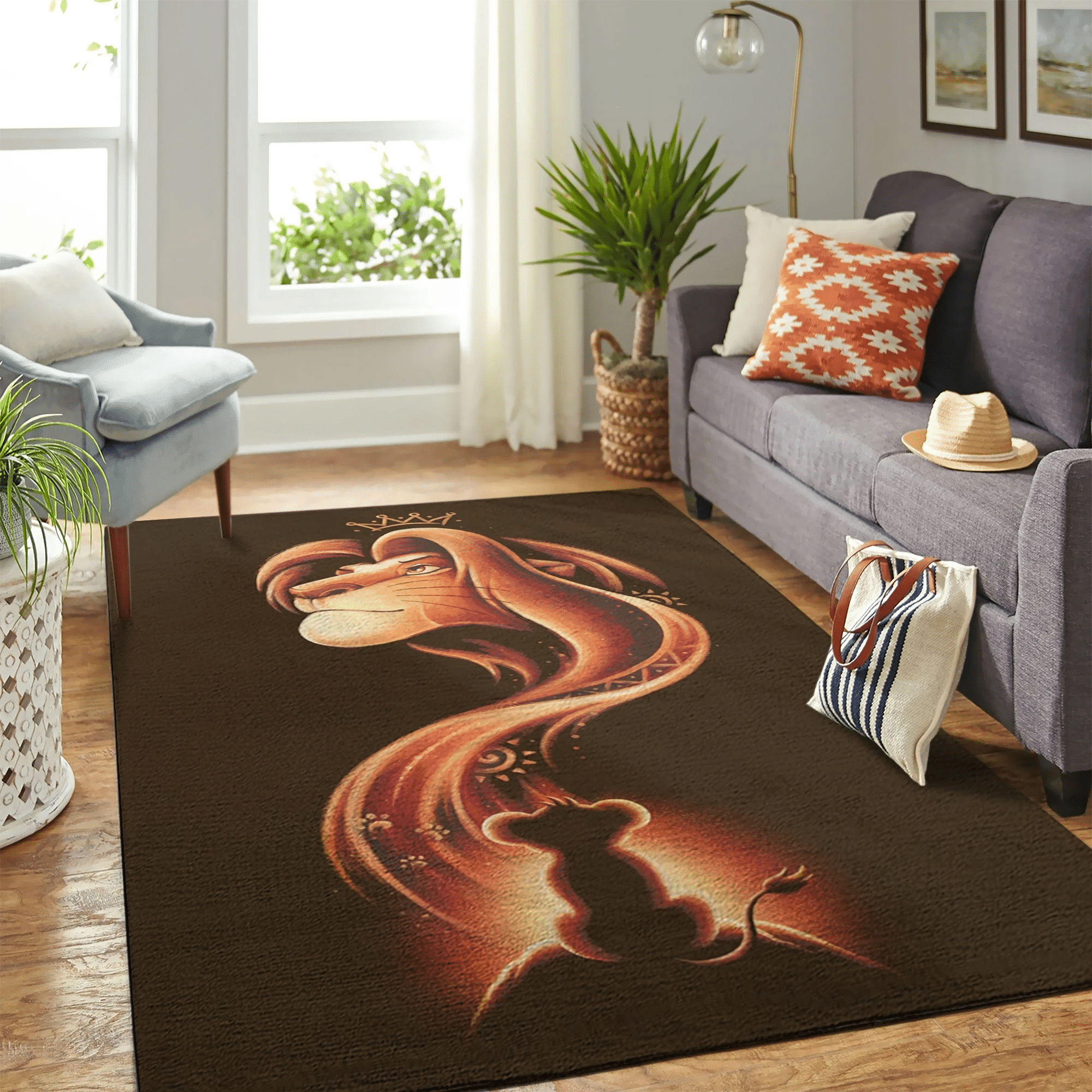 Simba Lion King Carpet Rug Chrismas Gift - Indoor Outdoor Rugs