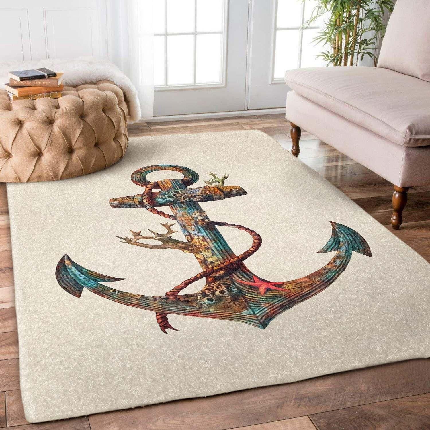 Anchor Rug Chrismas Gift - Indoor Outdoor Rugs