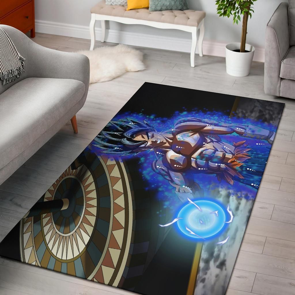 Goku Dragon Ball Super Area Rug Chrismas Gift - Indoor Outdoor Rugs