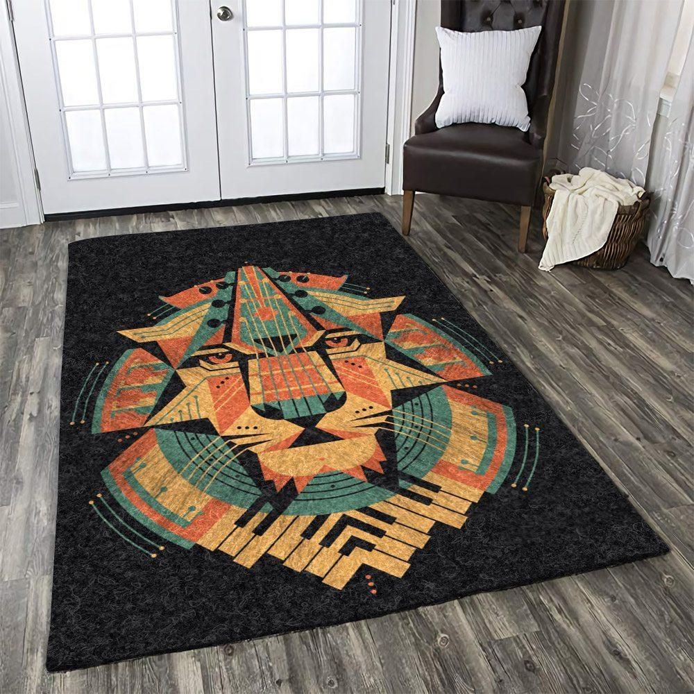 Lion Rug Chrismas Gift - Indoor Outdoor Rugs