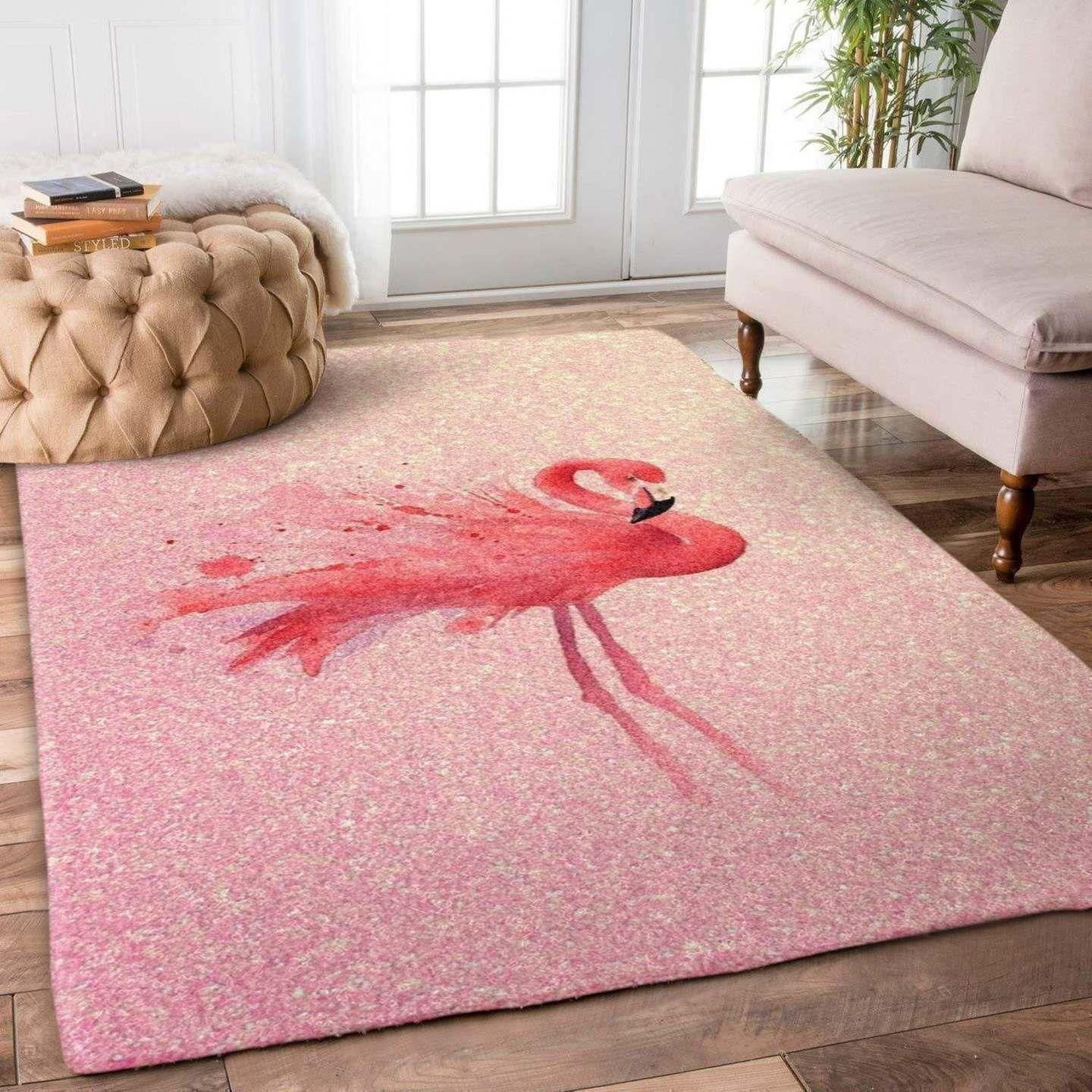 Flamingo Rug Chrismas Gift - Indoor Outdoor Rugs