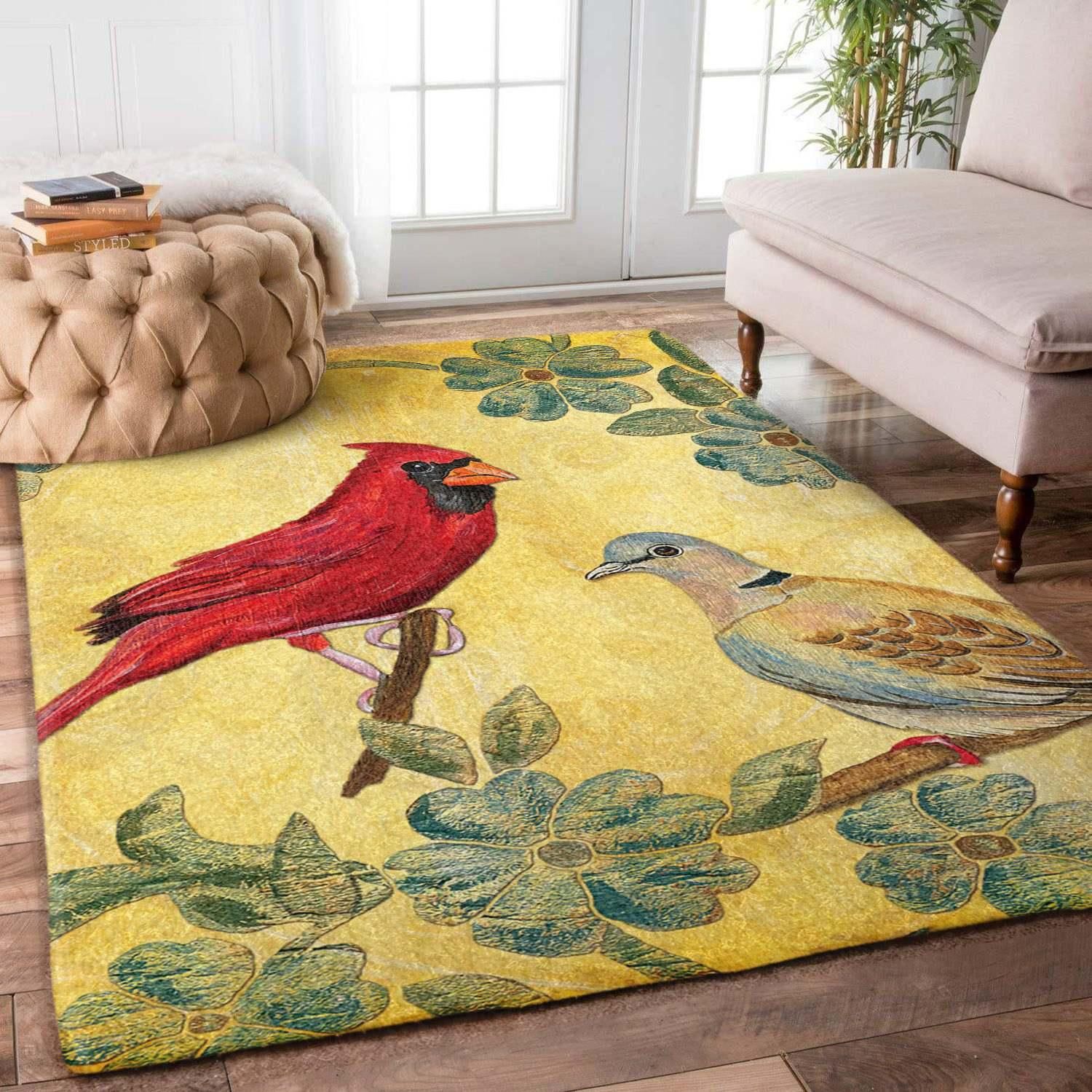 Bird Rug Chrismas Gift - Indoor Outdoor Rugs