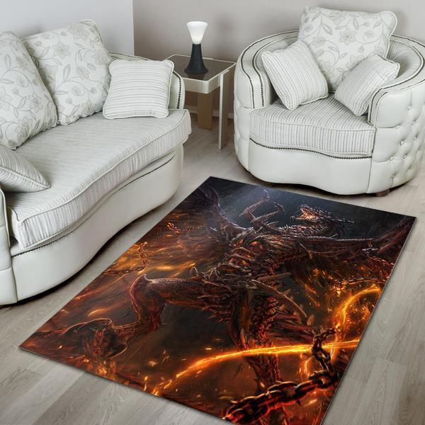 Dragon Area Rug Chrismas Gift - Indoor Outdoor Rugs