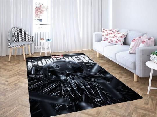 Punisher Area Rug Chrismas Gift - Indoor Outdoor Rugs