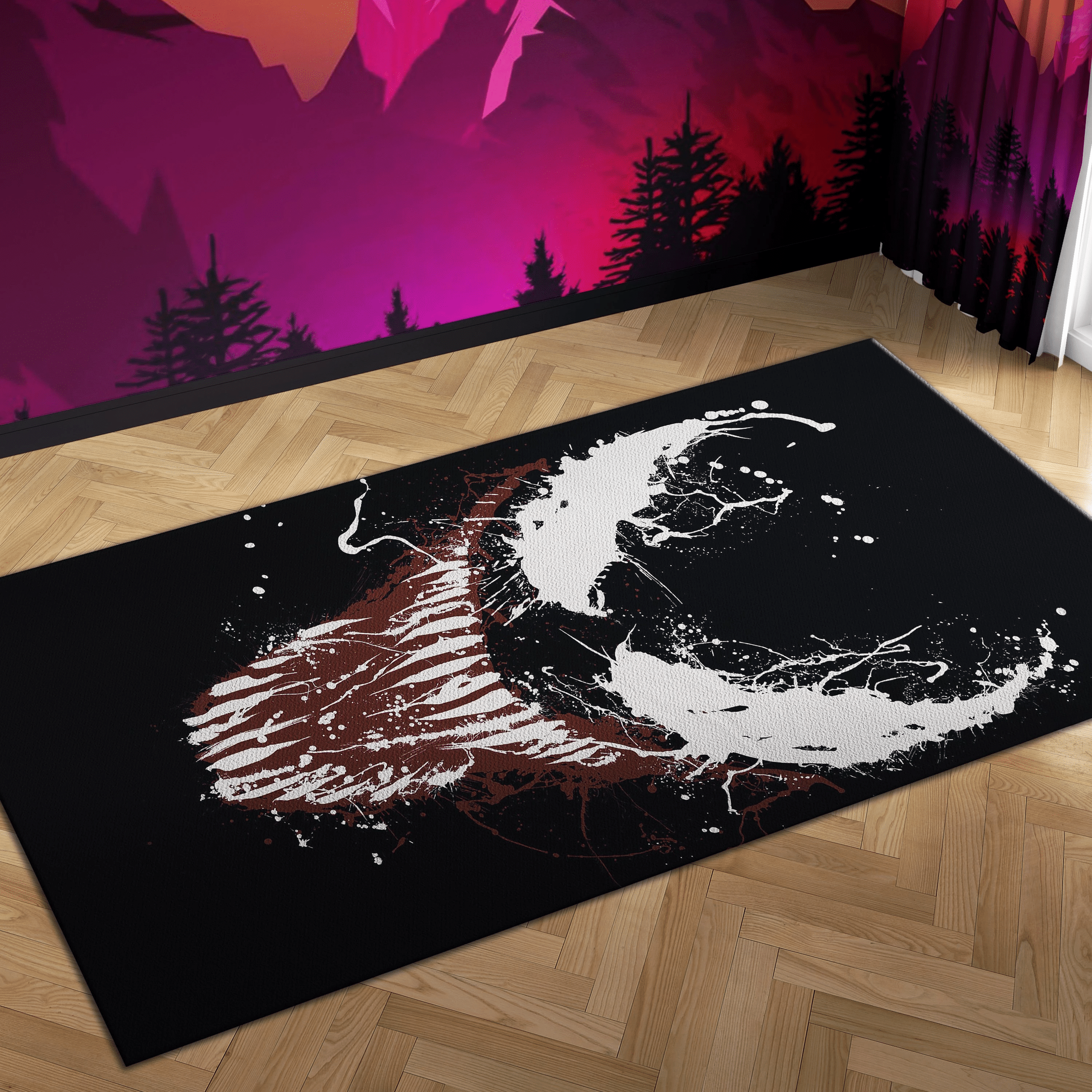 Venom Carpet Mock Area Rug Chrismas Gift - Indoor Outdoor Rugs