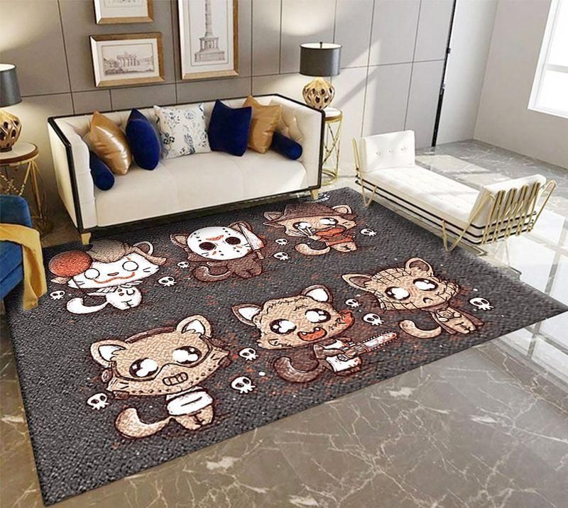 Kawaii Killers Rug Chrismas Gift - Indoor Outdoor Rugs