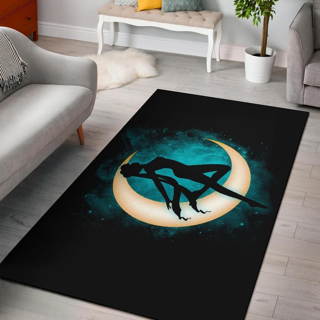 Sailor Moon Dark Area Rug Chrismas Gift - Indoor Outdoor Rugs