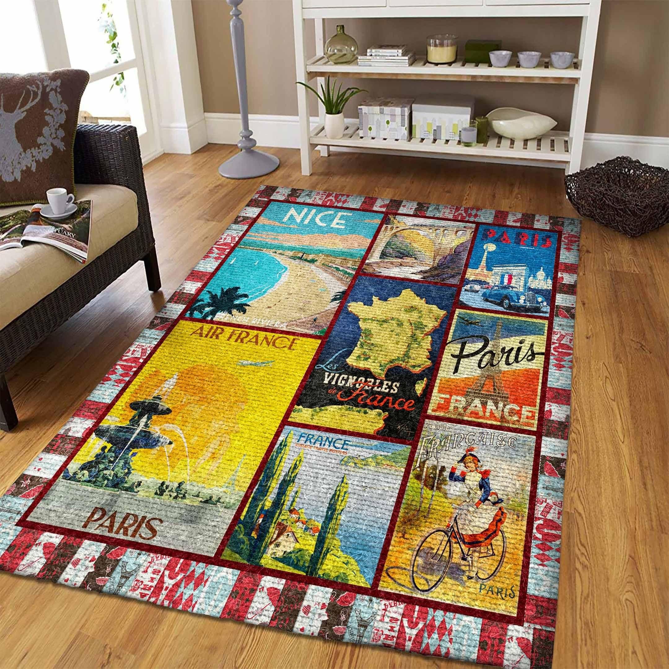 France Rug Chrismas Gift - Indoor Outdoor Rugs