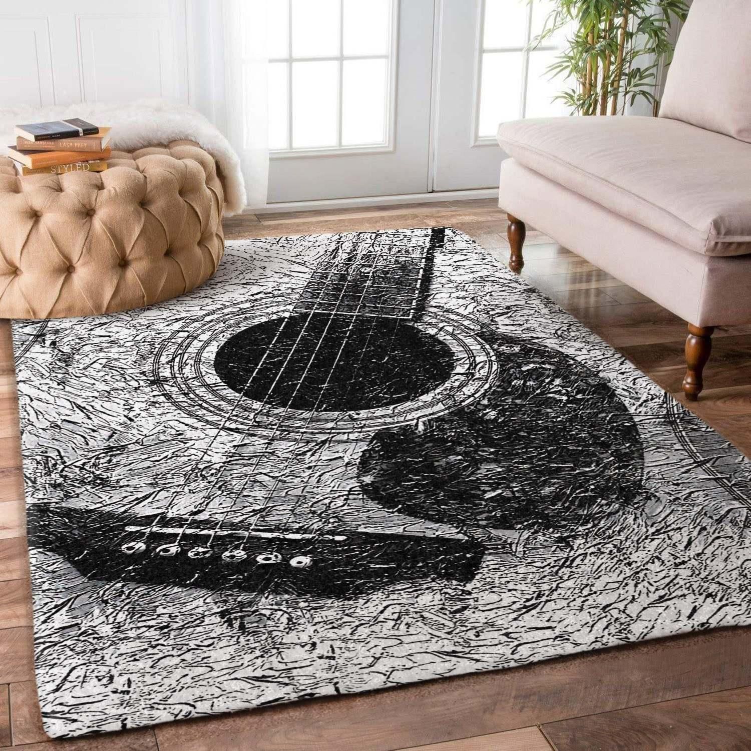 Guitar Rug Chrismas Gift - Indoor Outdoor Rugs