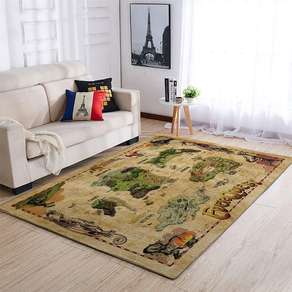 Ever Quest Area Rug Chrismas Gift - Indoor Outdoor Rugs