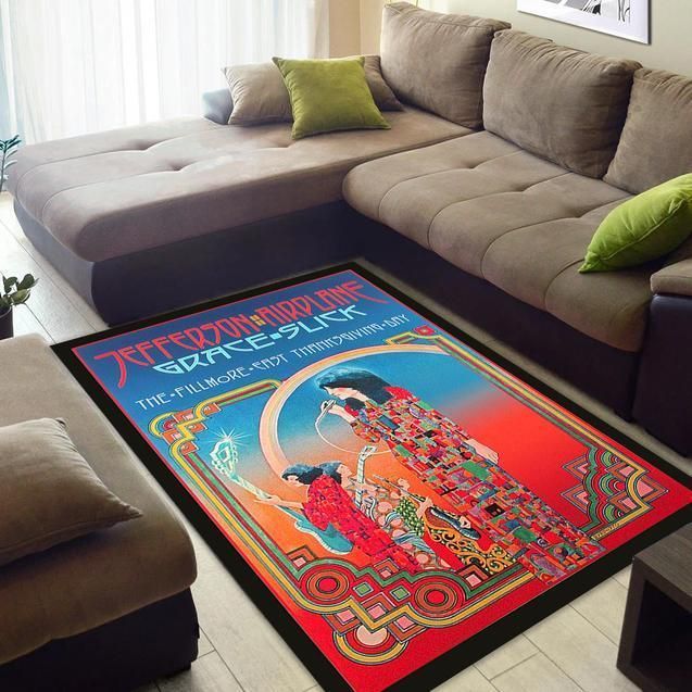 The Jefferson Airplane At The Fillmore East Thanksgiving Show November Area Rug Chrismas Gift - Indoor Outdoor Rugs