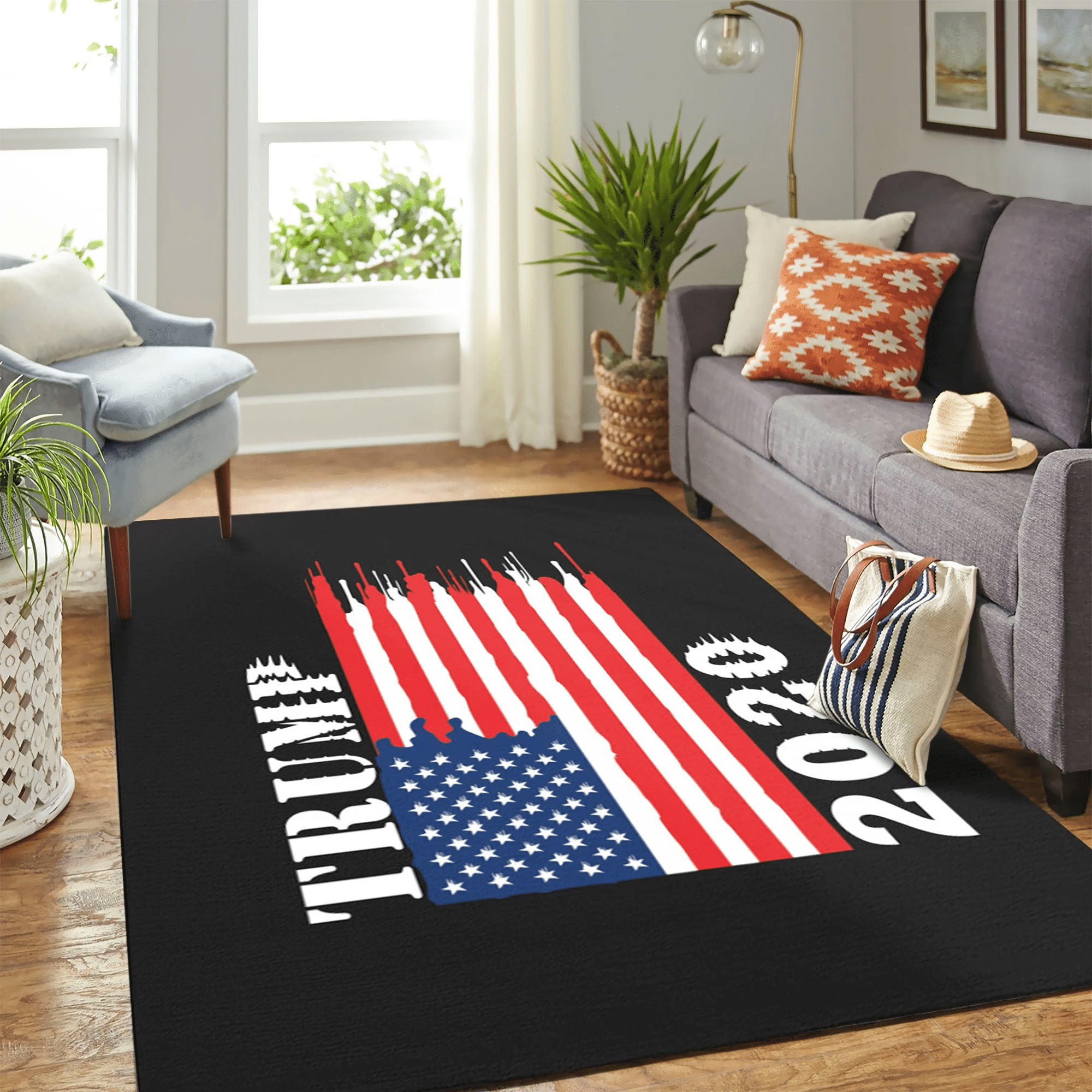 Donal J Trump Carpet Floor Area Rug Chrismas Gift - Indoor Outdoor Rugs