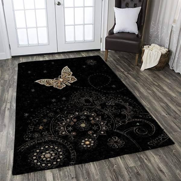 Butterfly Rug Chrismas Gift - Indoor Outdoor Rugs