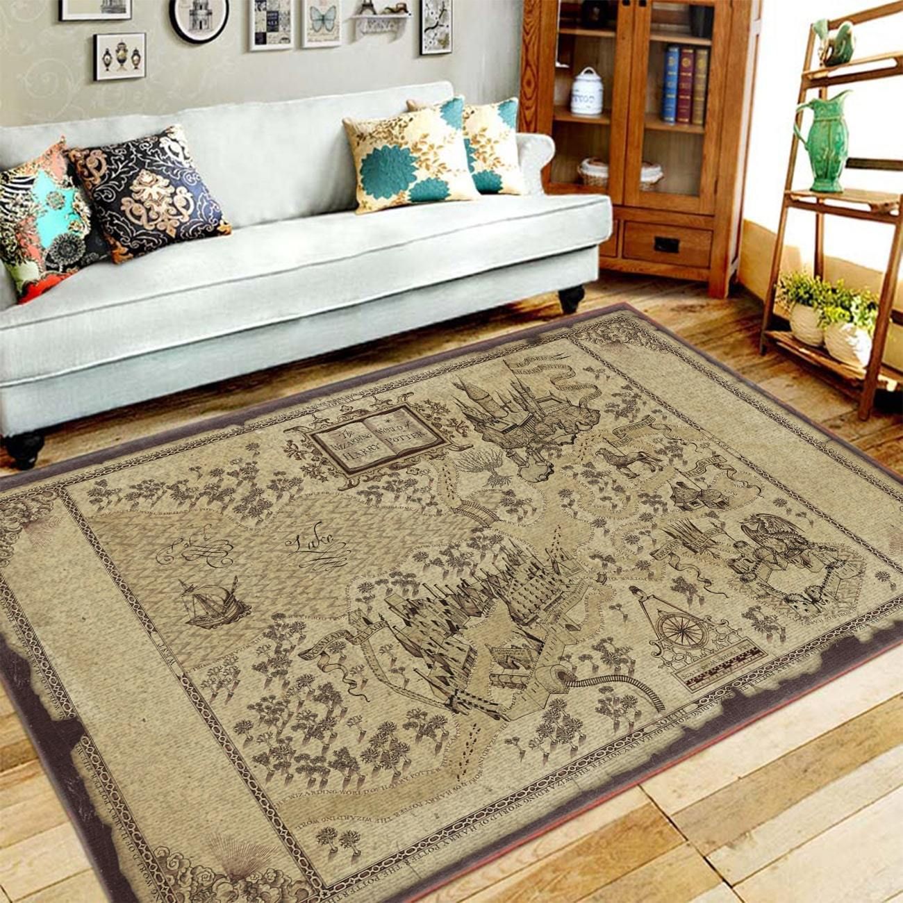 Wizarding World Area Rug Chrismas Gift - Indoor Outdoor Rugs