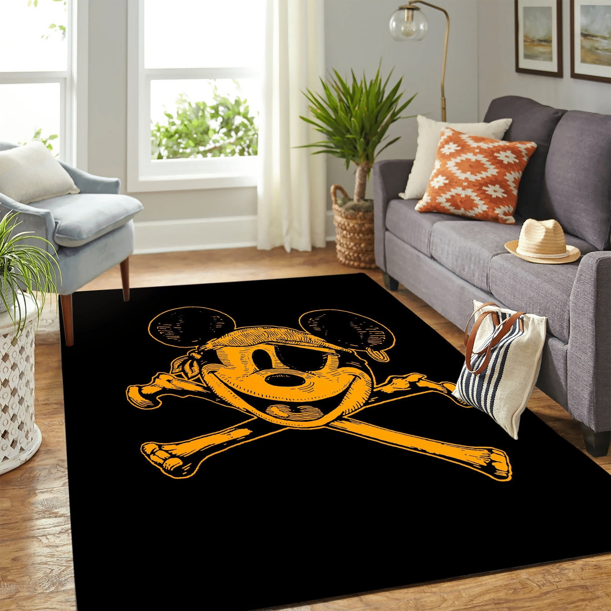 Pirates Of The Caribbean Mice Carpet Floor Area Rug Chrismas Gift - Indoor Outdoor Rugs