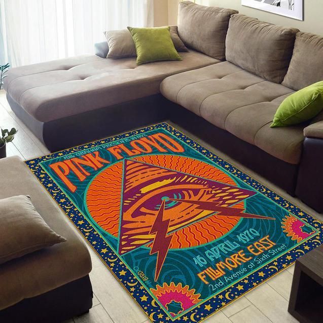 Pink Floyd At The Fillmore East Area Rug Chrismas Gift - Indoor Outdoor Rugs