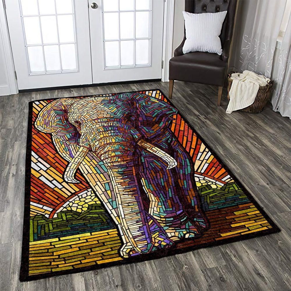 Elephant Rug Chrismas Gift - Indoor Outdoor Rugs