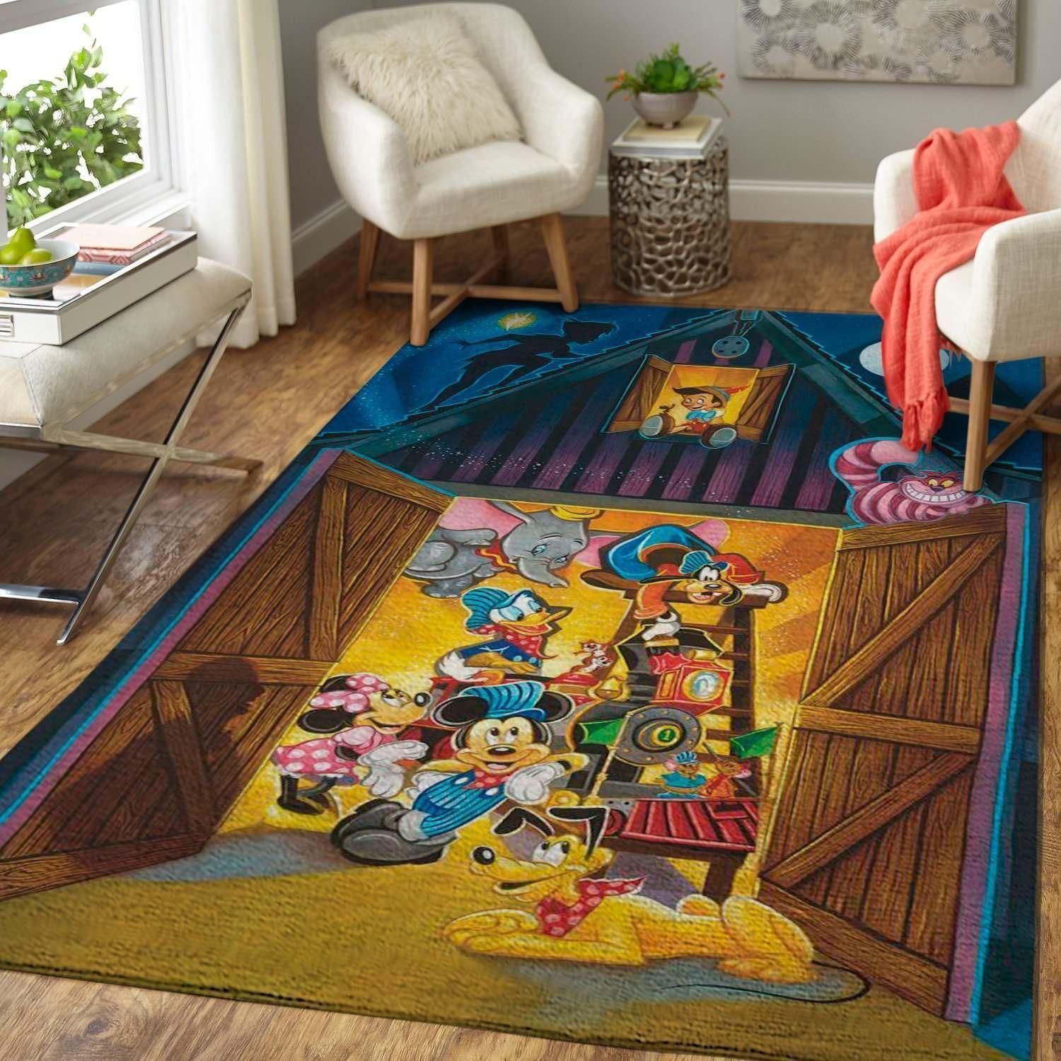 Disney Movie Fans Mickey Mouse Area Rug Chrismas Gift - Indoor Outdoor Rugs