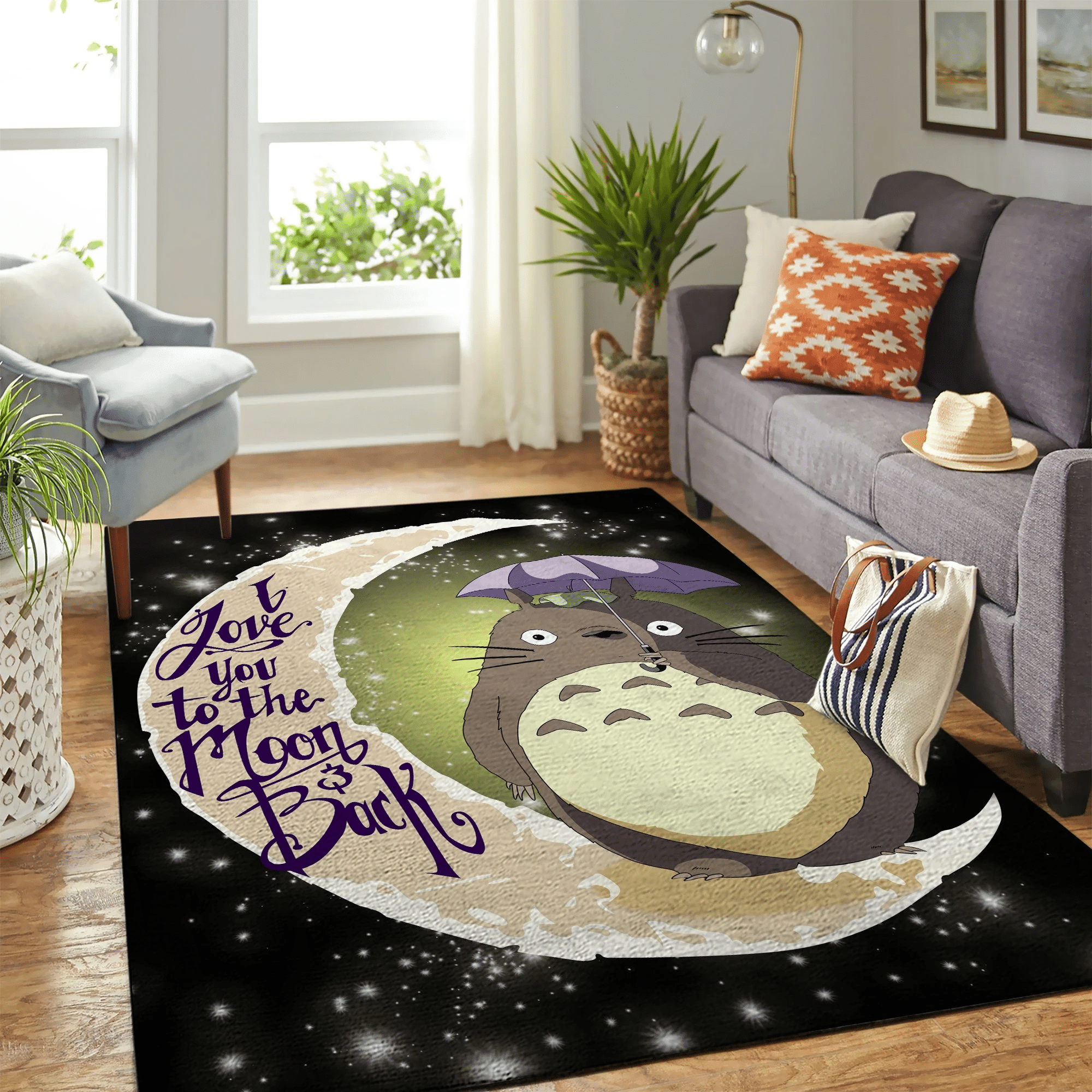 Totoro Anime Carpet Rug Chrismas Gift - Indoor Outdoor Rugs