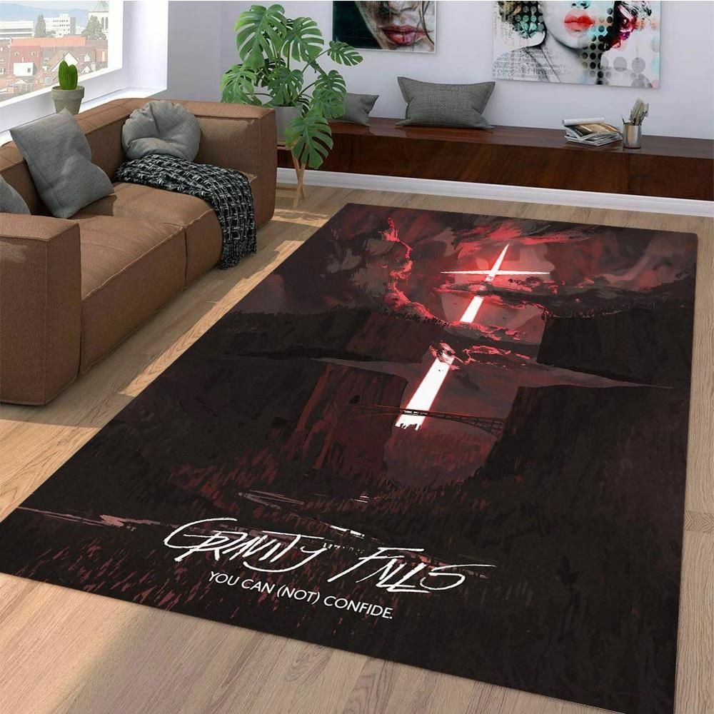 You Can Not Confide Gravity Falls Area Rug Chrismas Gift - Indoor Outdoor Rugs