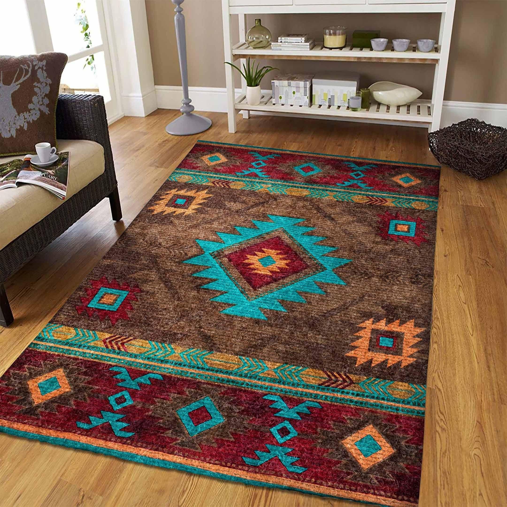 Native American Rug Chrismas Gift - Indoor Outdoor Rugs