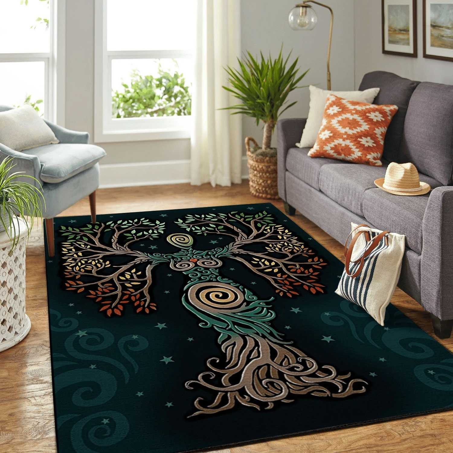 The Tree Area Rug Chrismas Gift - Indoor Outdoor Rugs