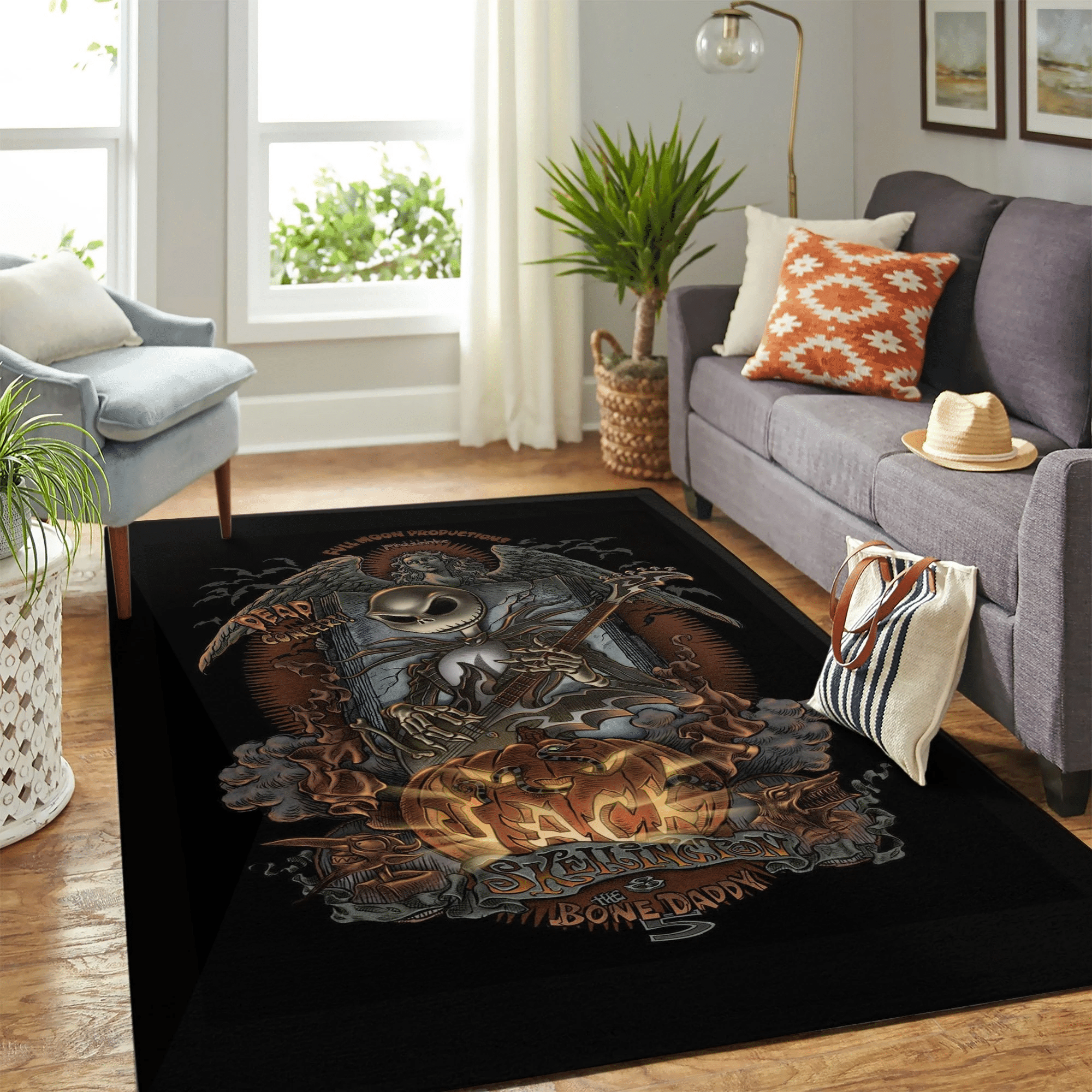 Jack Nightmare Carpet Rug Chrismas Gift - Indoor Outdoor Rugs