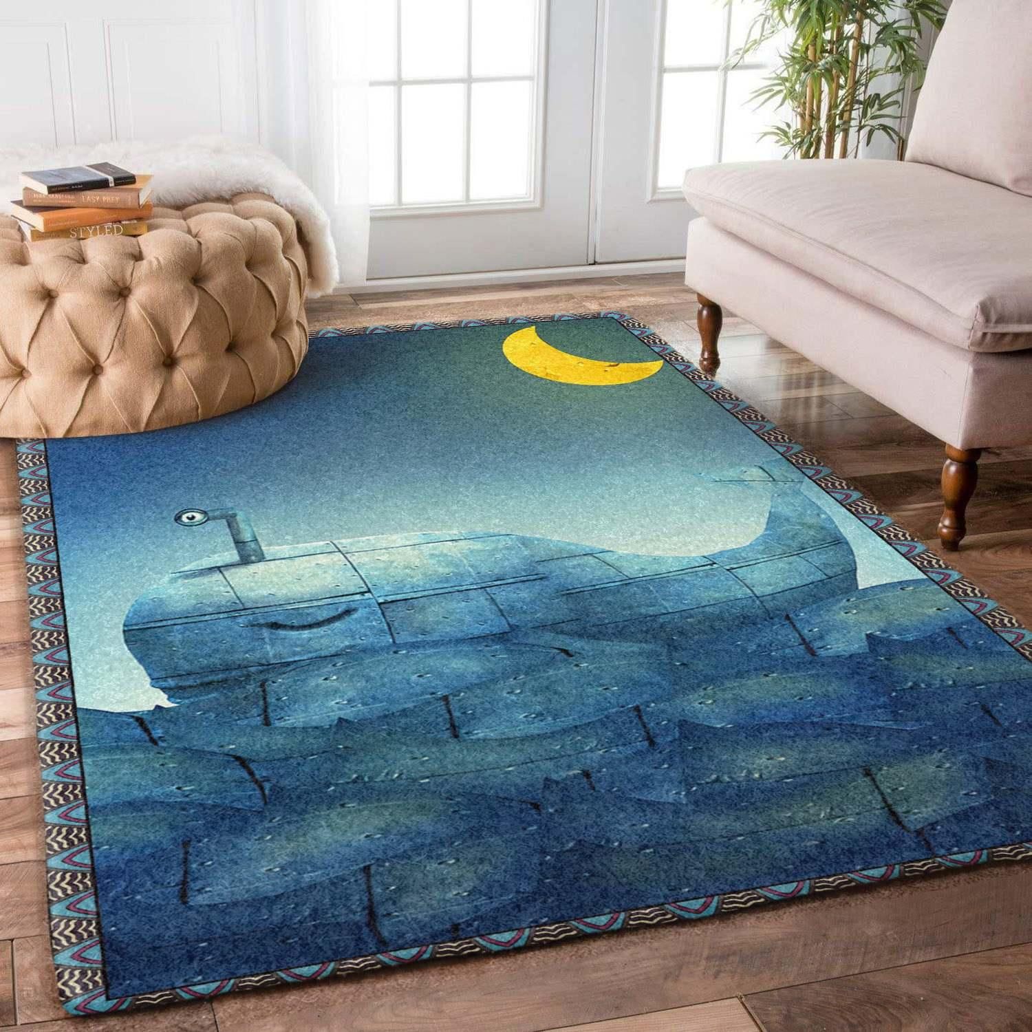 Whale Rug Chrismas Gift - Indoor Outdoor Rugs