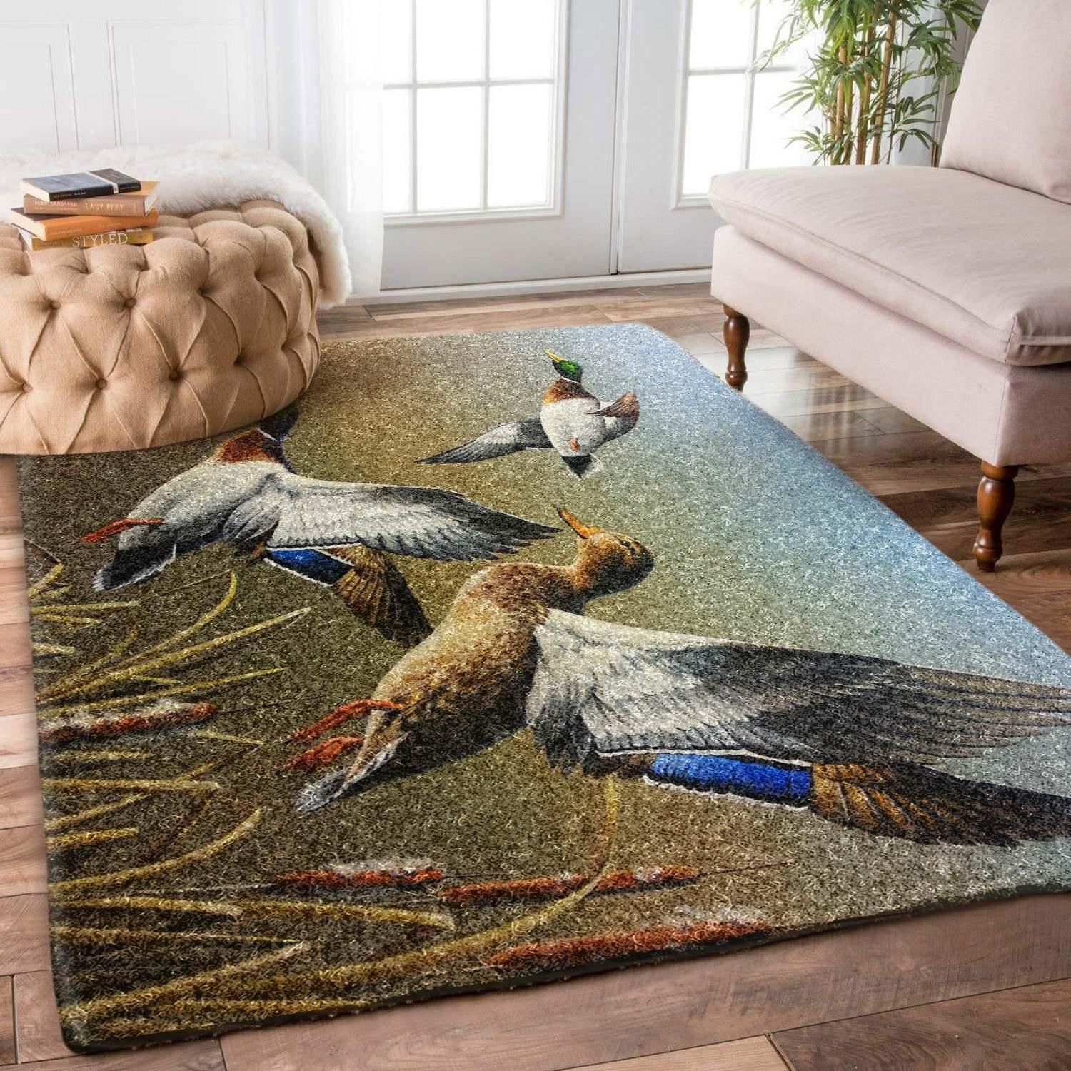 Waterfowl Rug Chrismas Gift - Indoor Outdoor Rugs