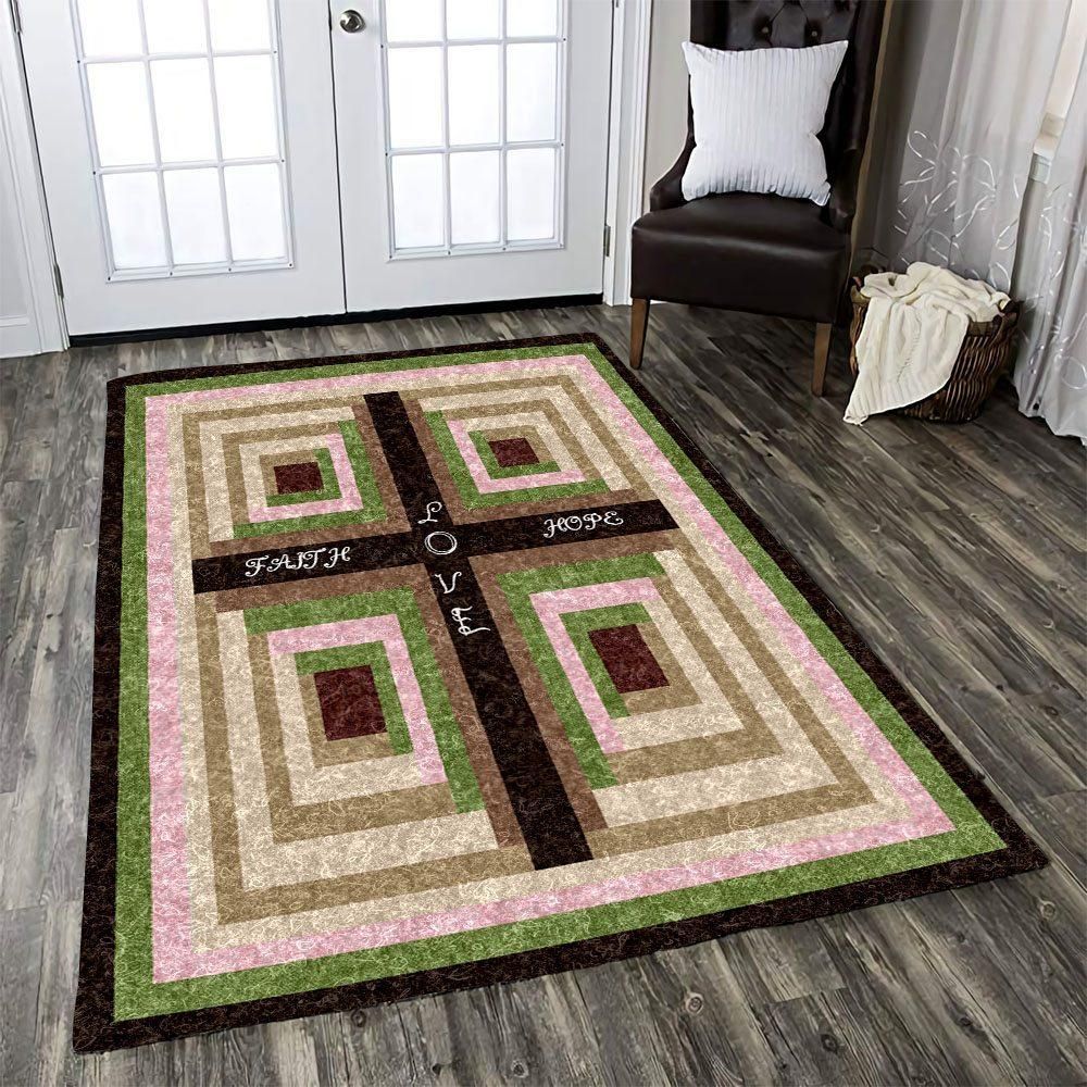 Cross Rug Chrismas Gift - Indoor Outdoor Rugs