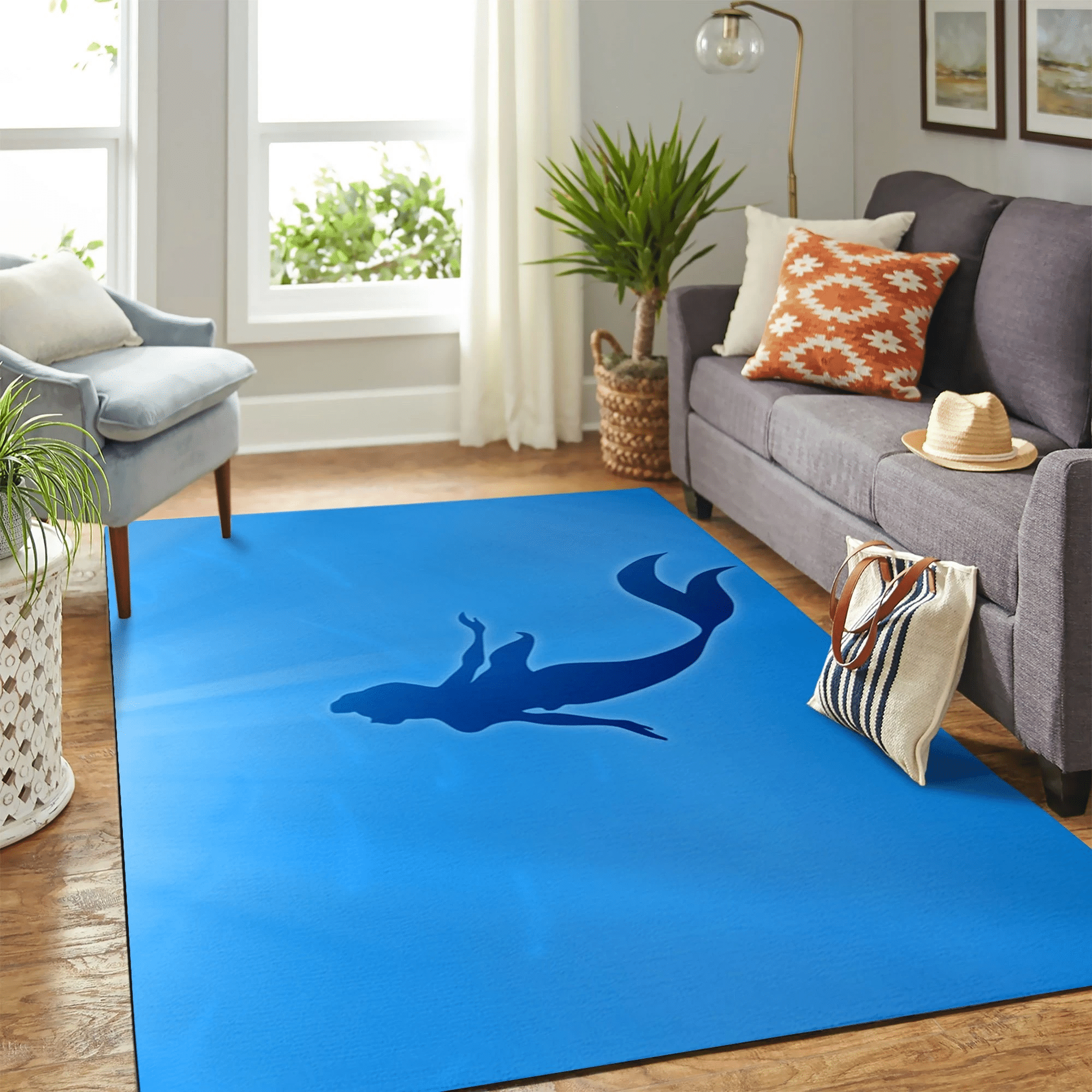 The Little Mermaid Carpet Floor Area Rug Chrismas Gift - Indoor Outdoor Rugs